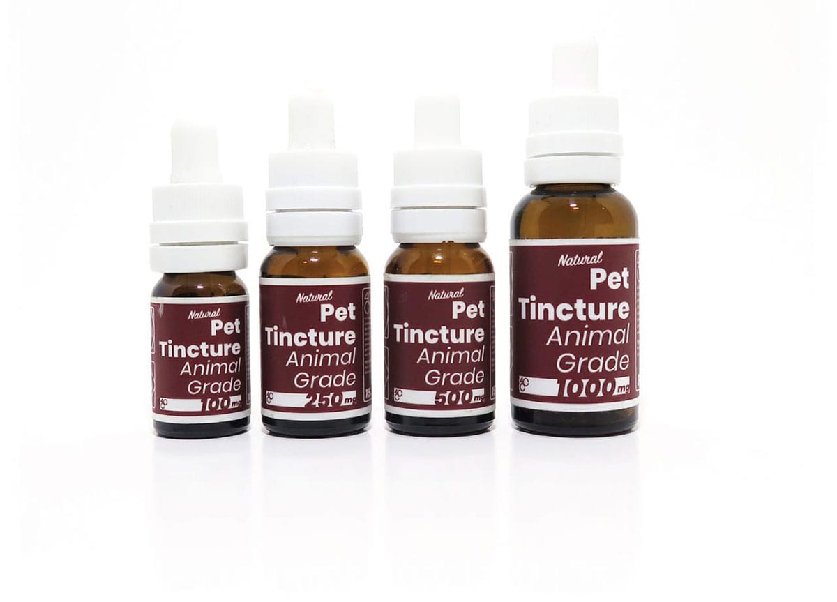 4 Corners Cannabis Pet Tincture Bottles