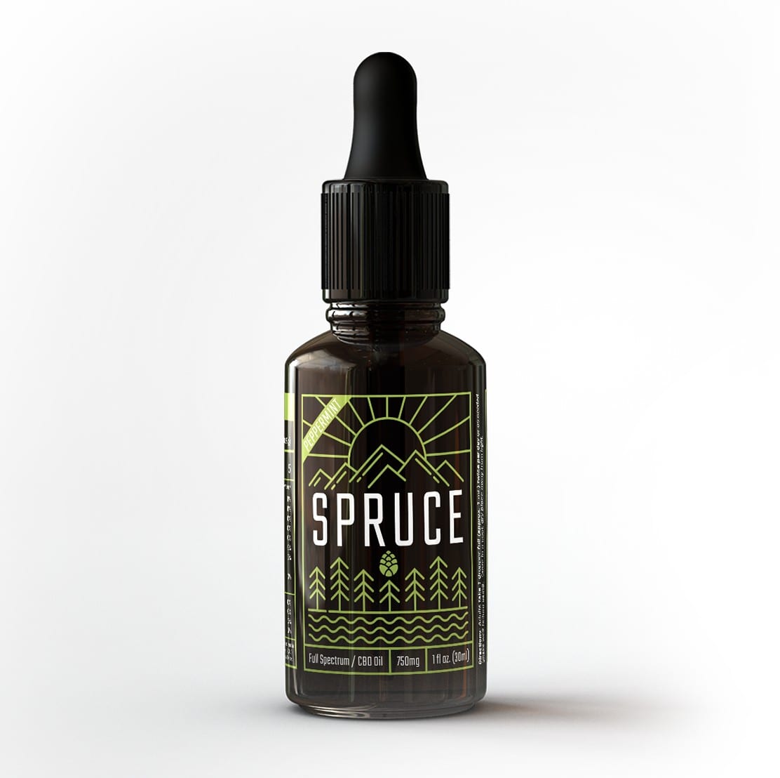 Spruce 750mg Lab Grade CBD Oil Bottle