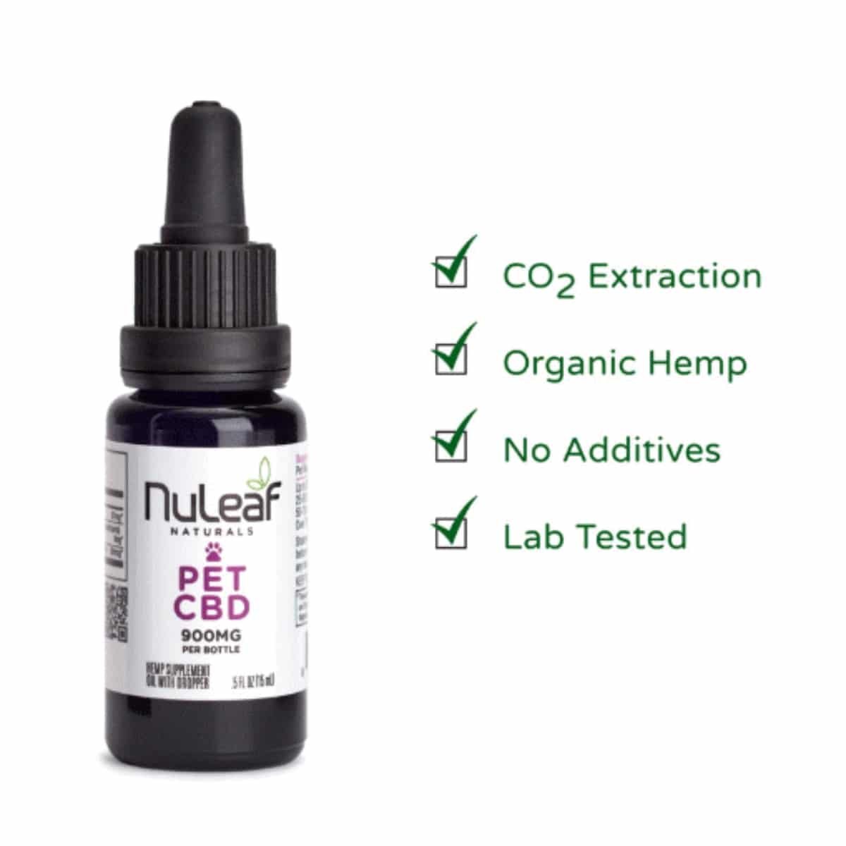 NuLeaf Naturals Full Spectrum Hemp CBD Pet Oil